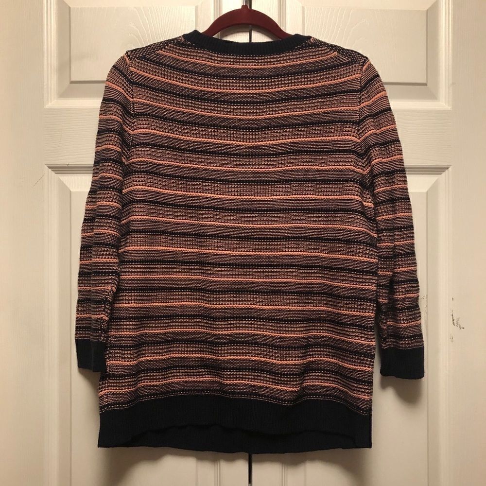 J. Crew Factory Interweaved Striped Sweater - Picture 4 of 5
